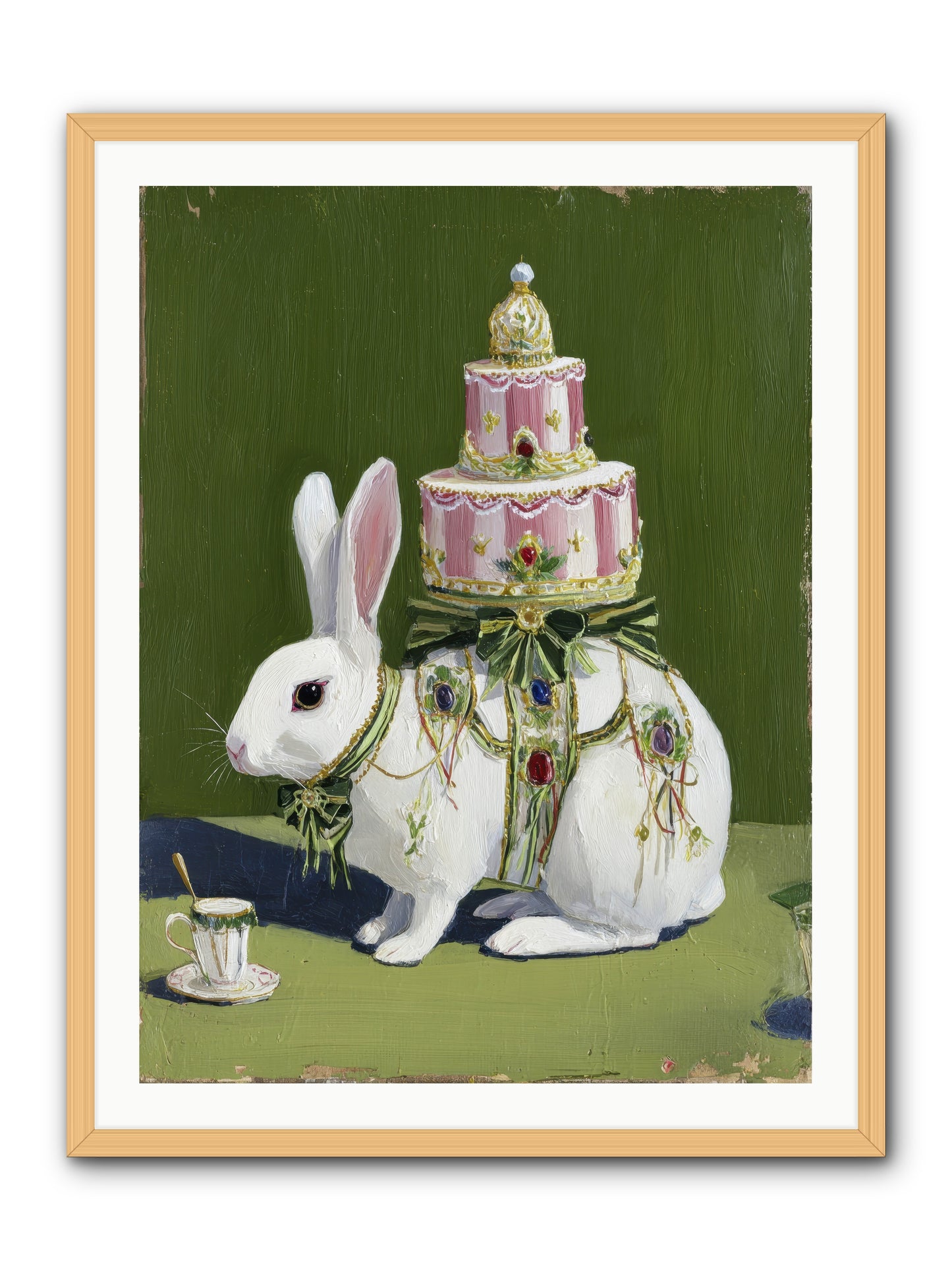 The Cherished Vision -- Framed Print - Natural 30x40