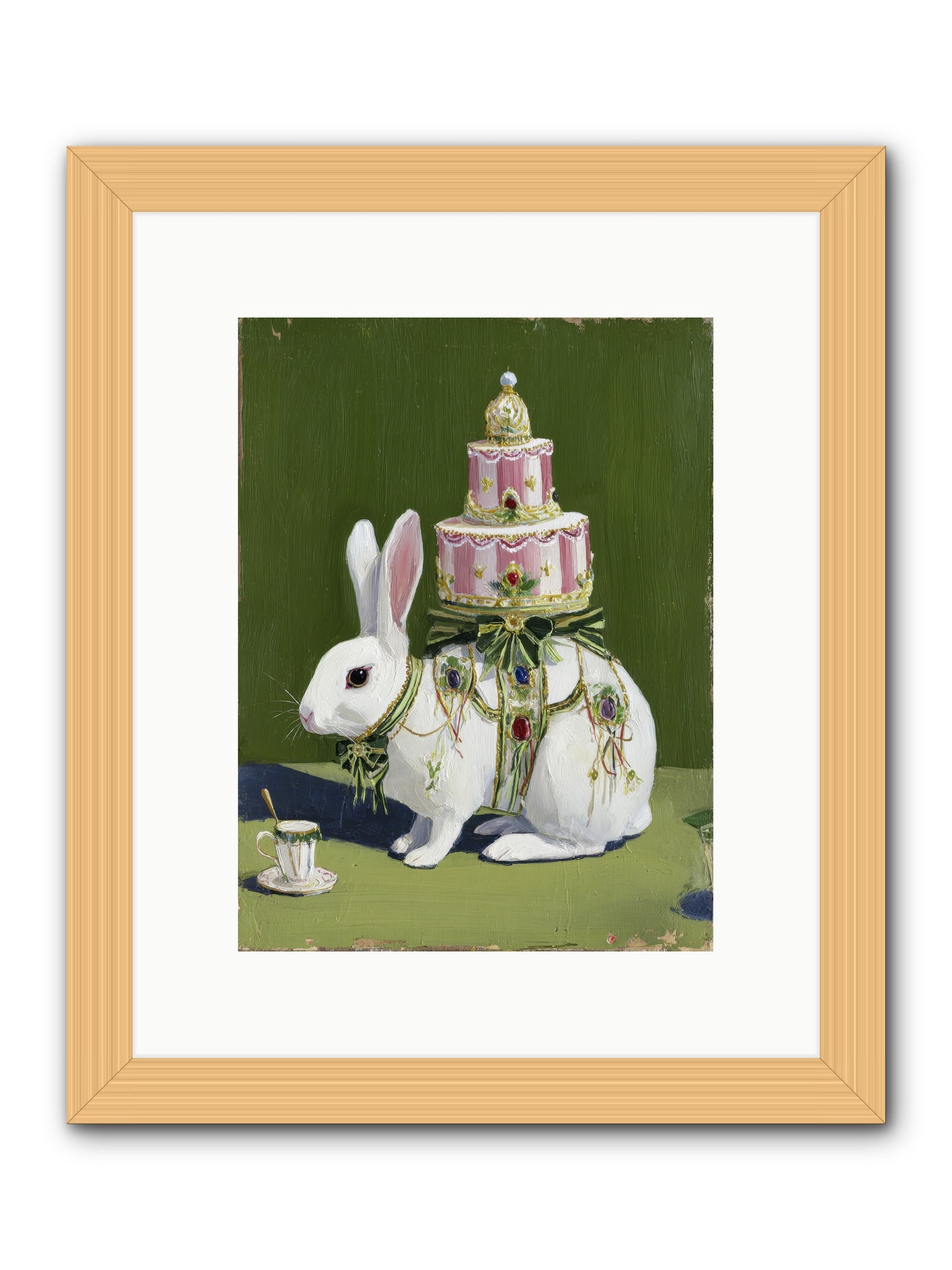 The Cherished Vision -- Framed Print - Natural 9x12