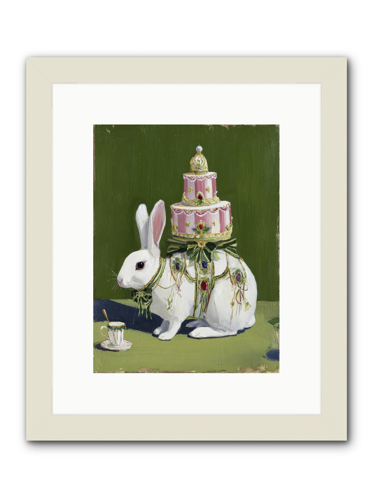 The Cherished Vision -- Framed Print - White 9x12