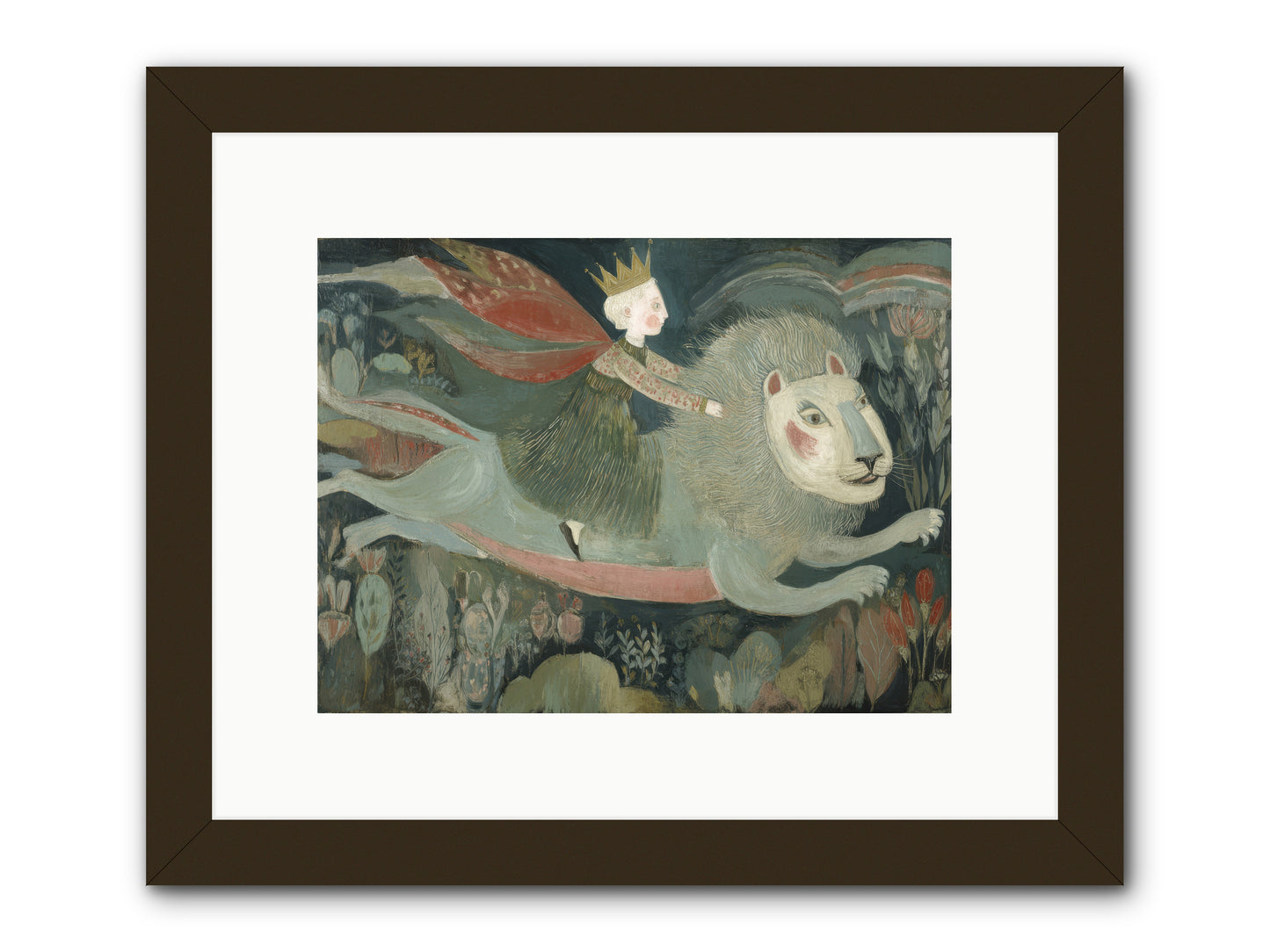 The Circle of Grace -- Framed Print - Black 12x9