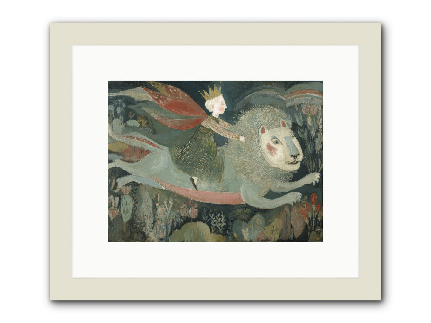The Circle of Grace -- Framed Print - White 12x9