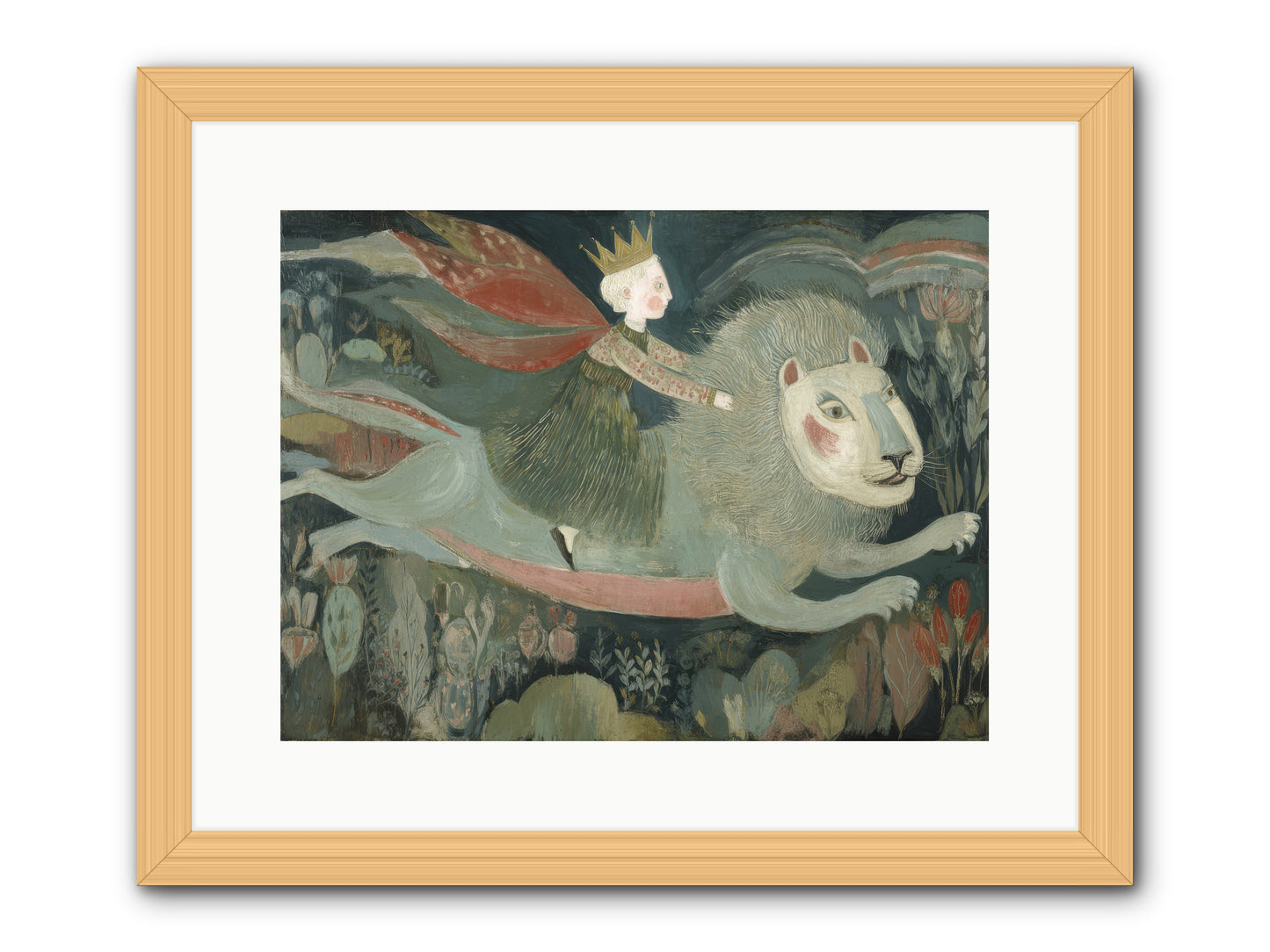 The Circle of Grace -- Framed Print - Natural 16x12