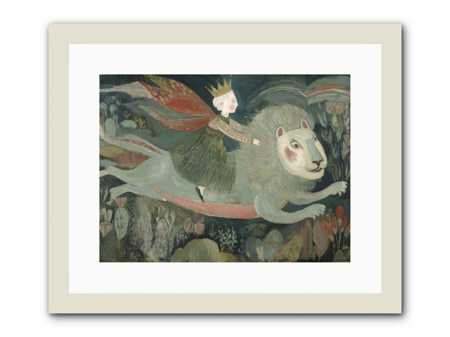 The Circle of Grace -- Framed Print - White 16x12