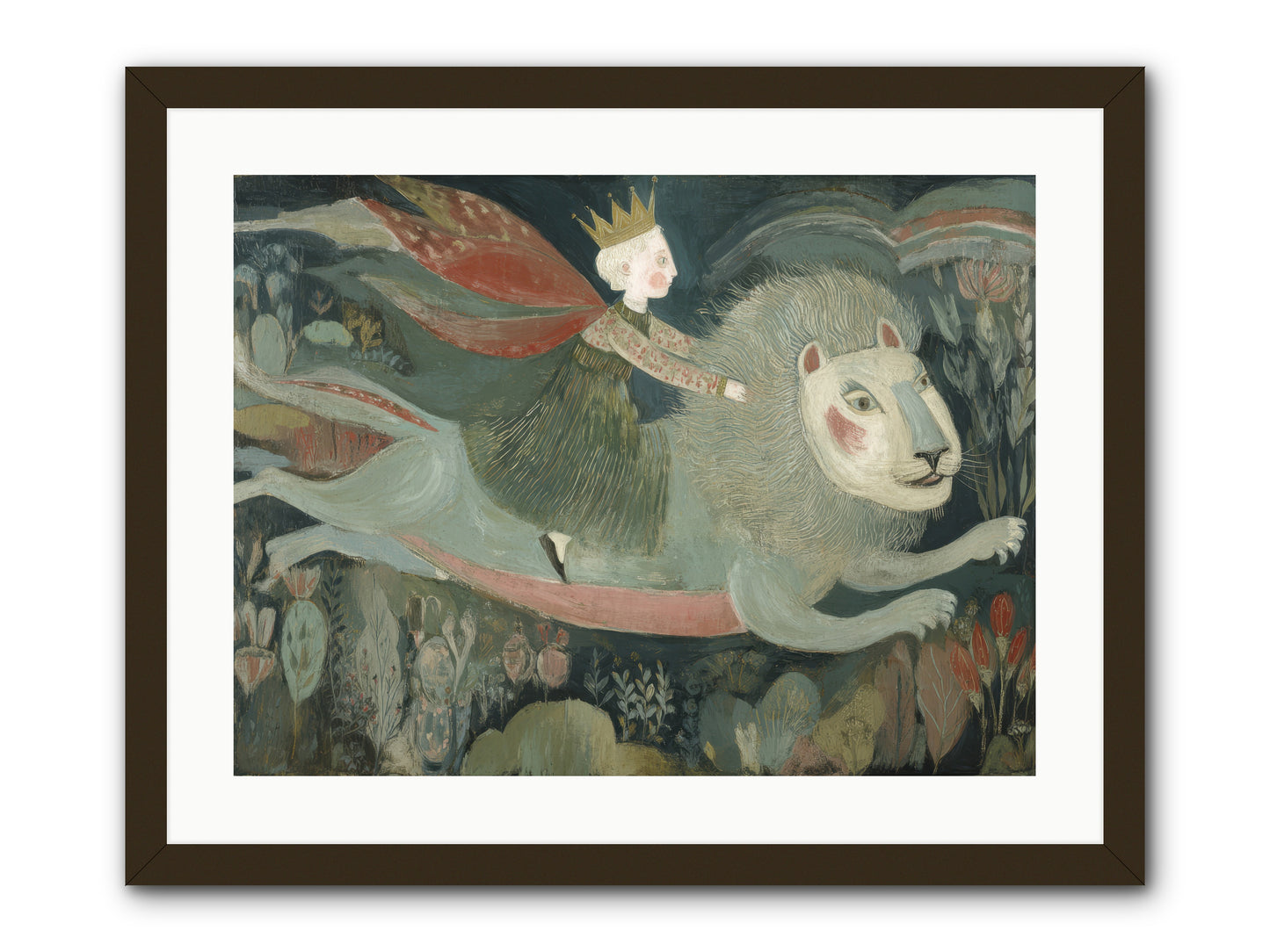 The Circle of Grace -- Framed Print - Black 24x18