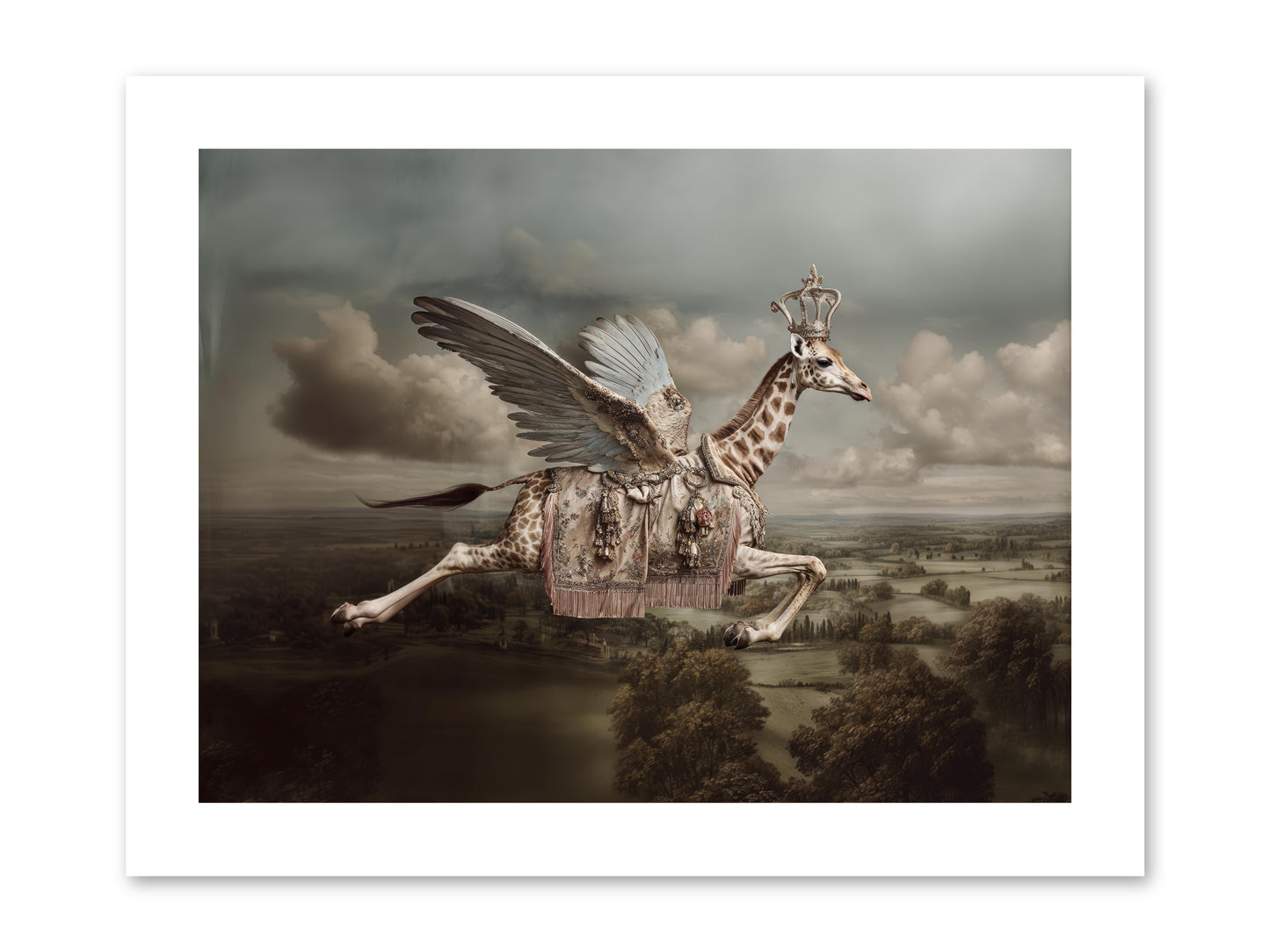 The Cloud Museum -- Loose Canvas Print 12x9