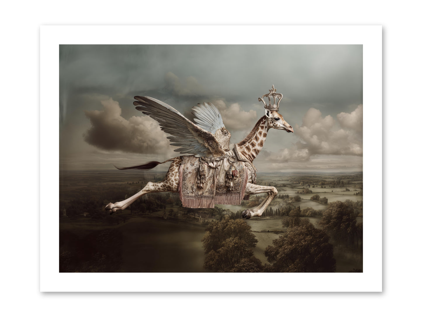 The Cloud Museum -- Loose Canvas Print 16x12