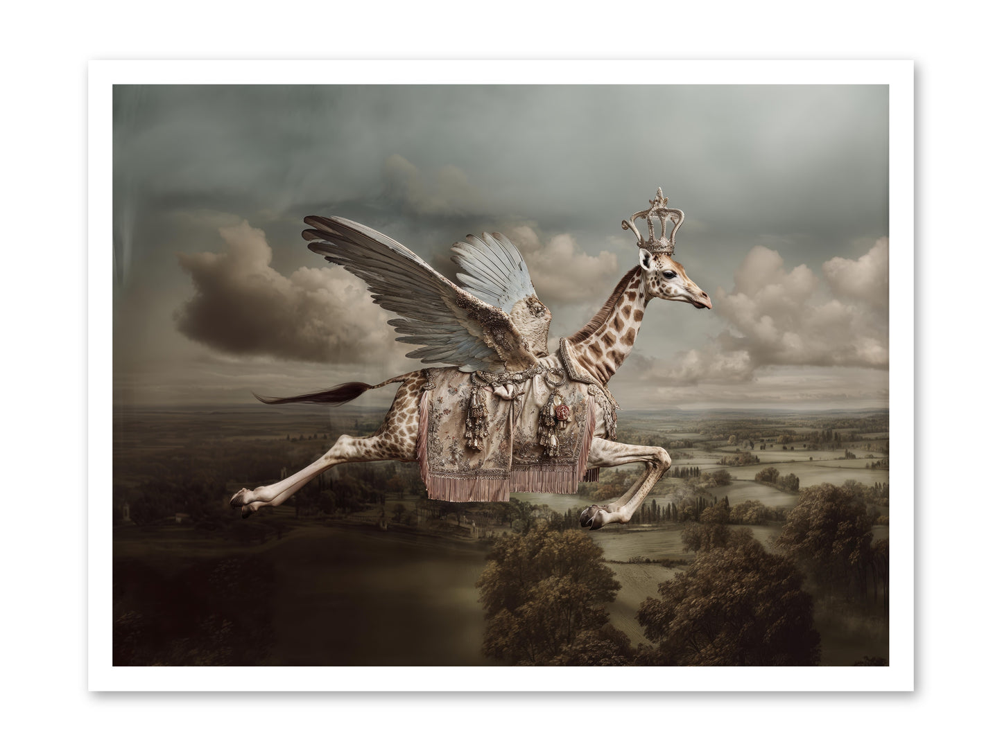 The Cloud Museum -- Loose Canvas Print 32x24