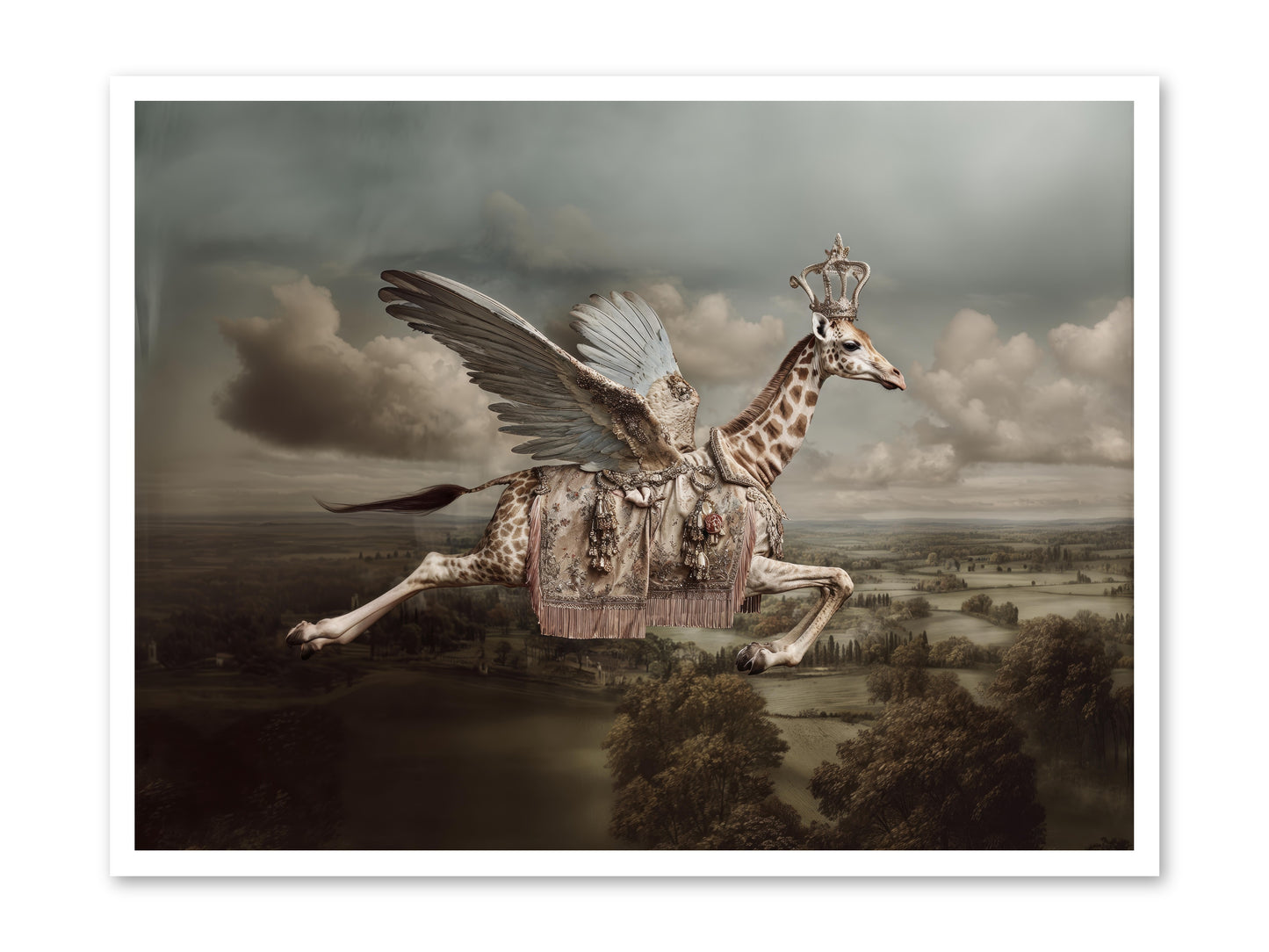 The Cloud Museum -- Loose Canvas Print 40x30