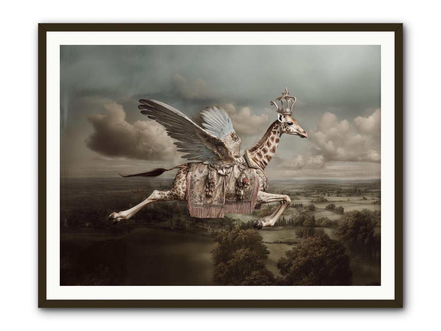 The Cloud Museum -- Framed Print - Black 48x36