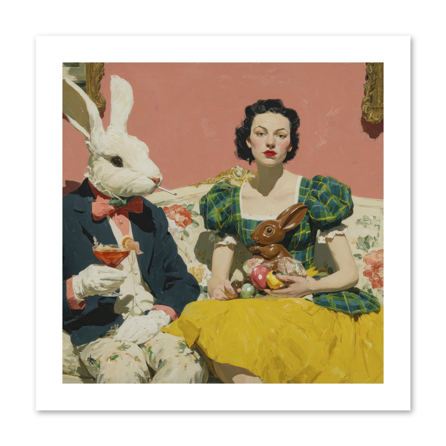 The Club of Slight Excess -- Paper Print 12x12