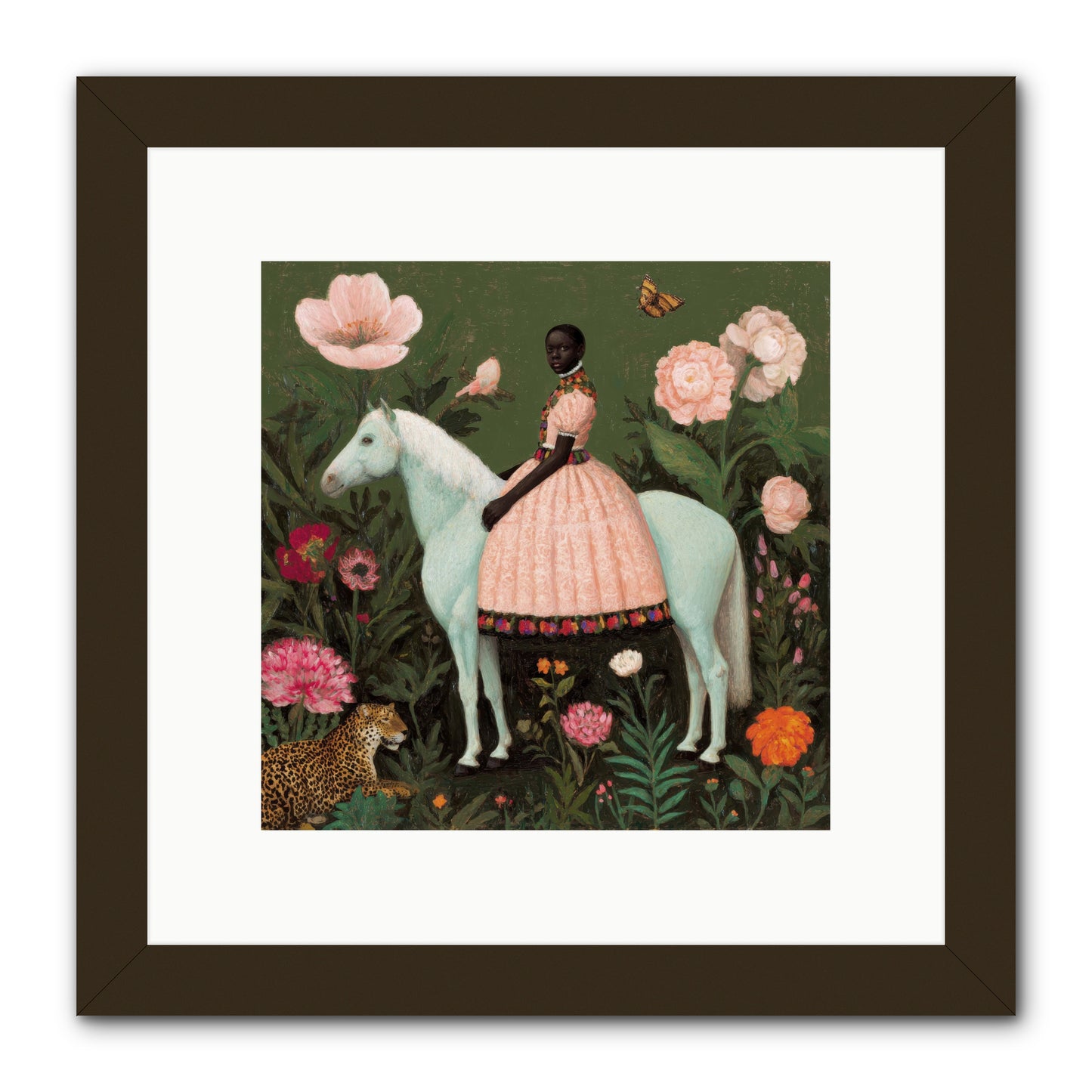 The Cobalt Canter Club-REZ -- Framed Print - Black 10x10