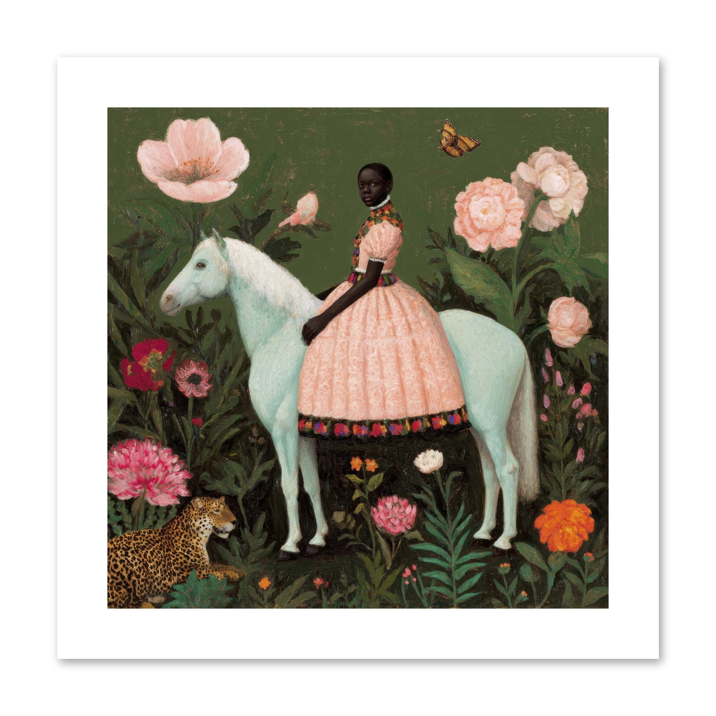 The Cobalt Canter Club-REZ -- Loose Canvas Print 10x10