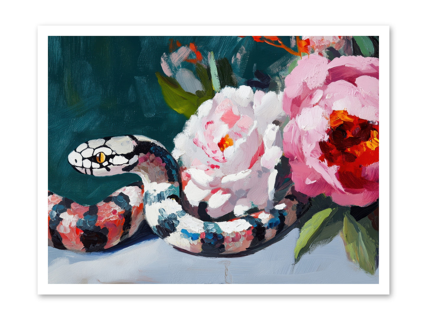 The Coiled Jewel -- Loose Canvas Print 32x24