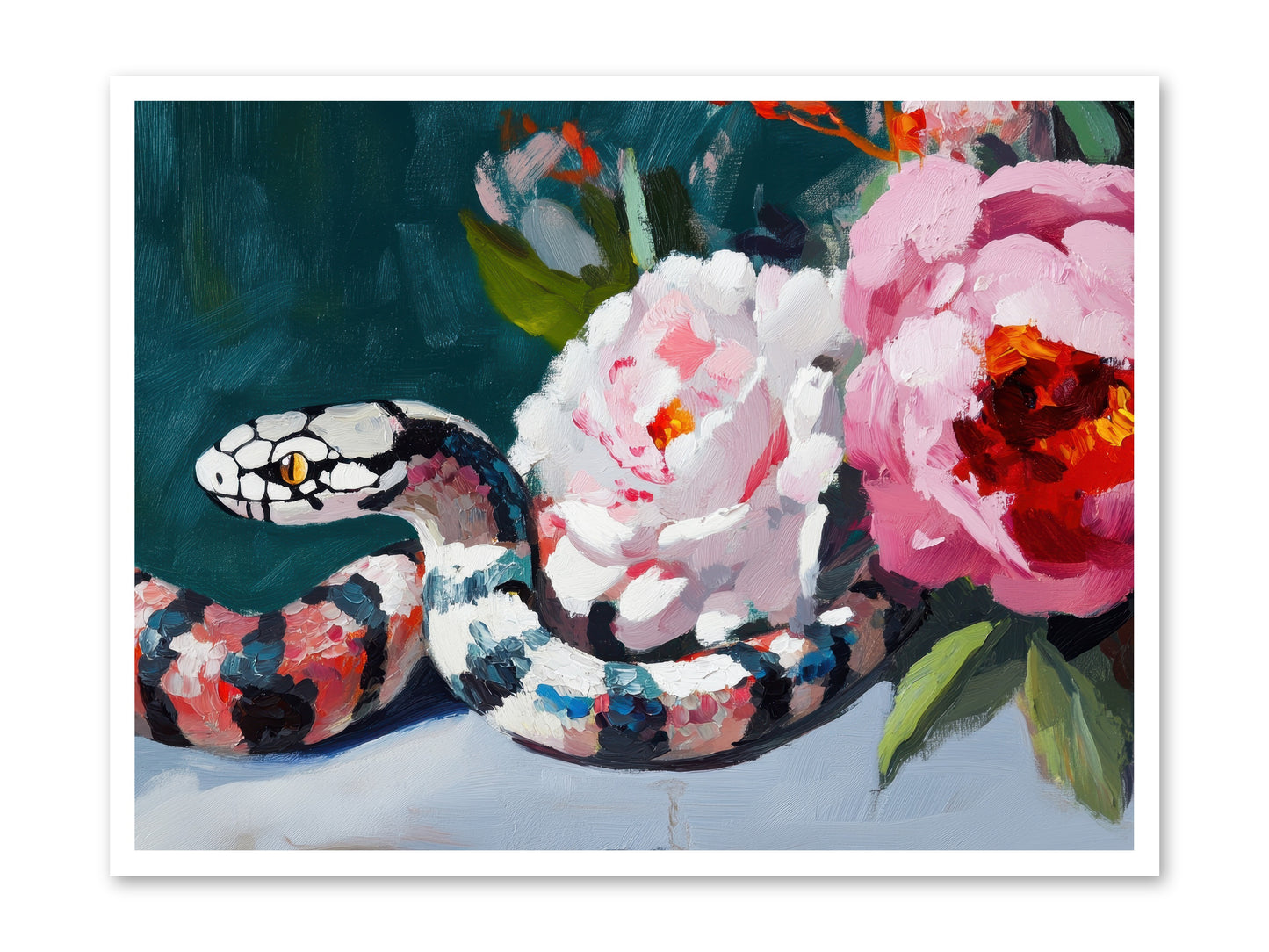 The Coiled Jewel -- Loose Canvas Print 40x30