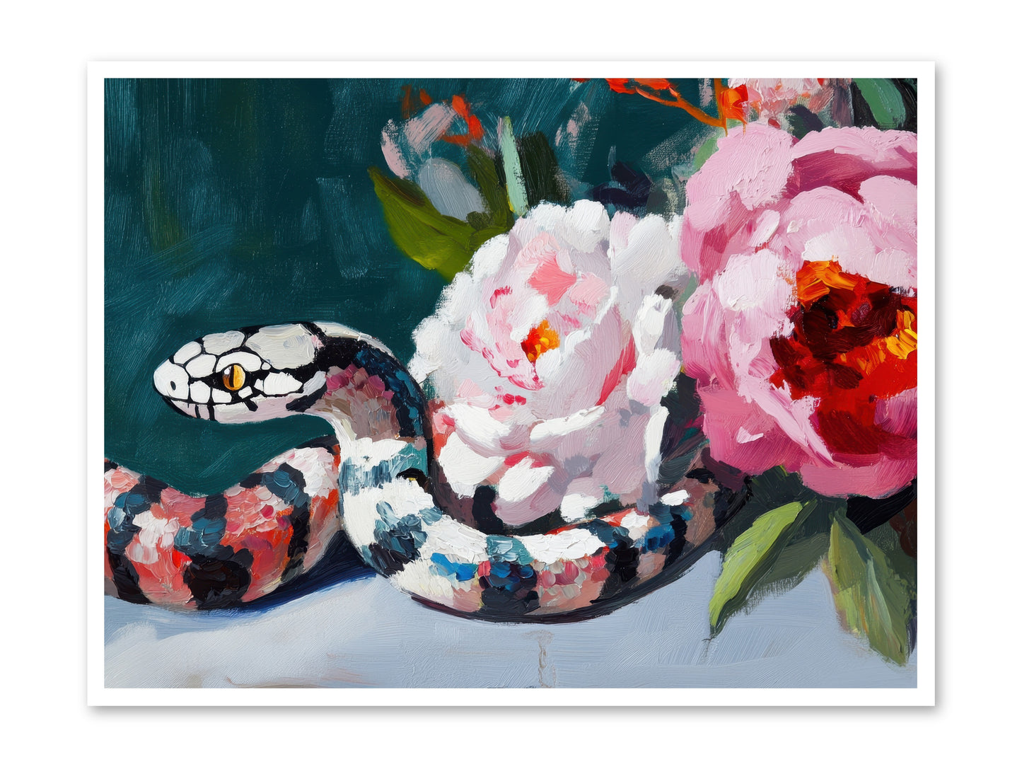 The Coiled Jewel -- Loose Canvas Print 48x36