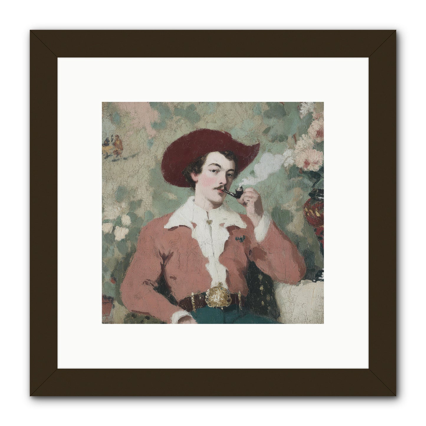 The Compendium of Unspoken Regrets -- Framed Print - Black 10x10
