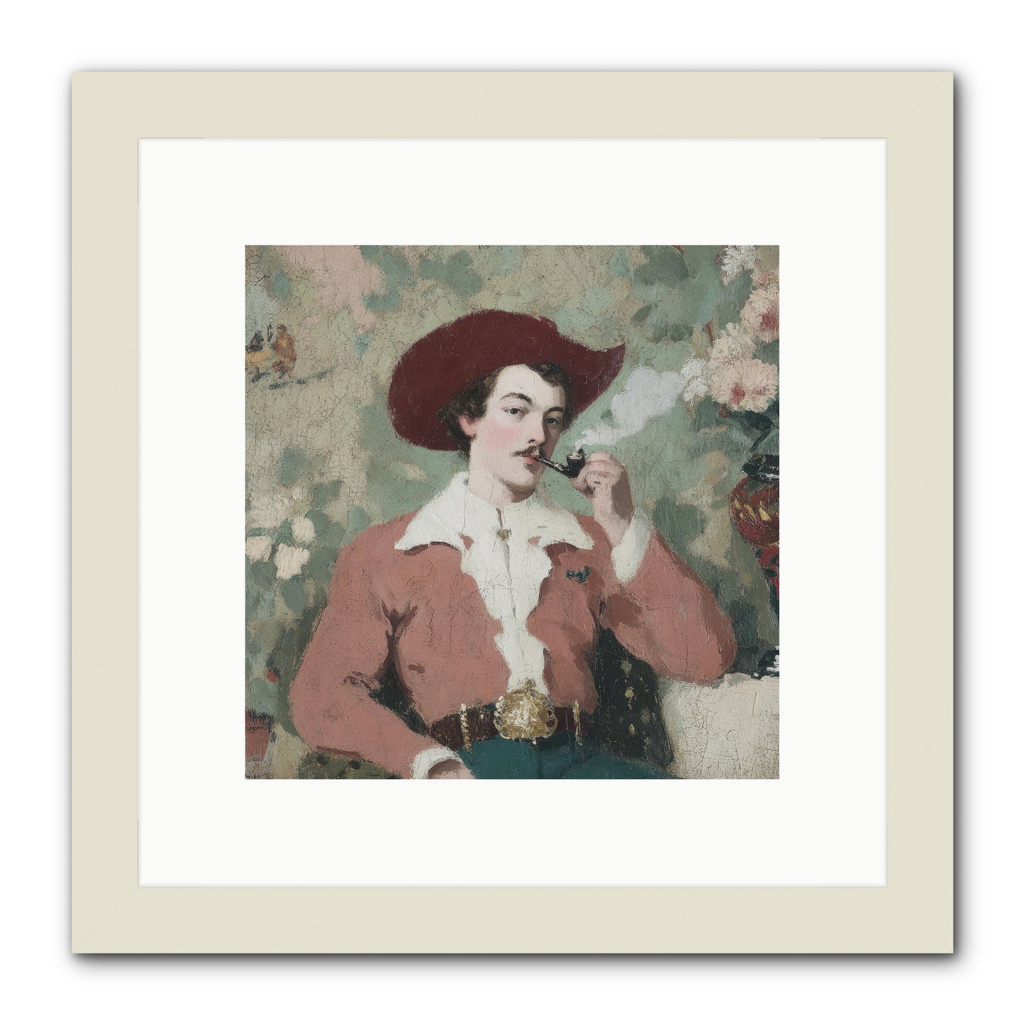 The Compendium of Unspoken Regrets -- Framed Print - White 10x10
