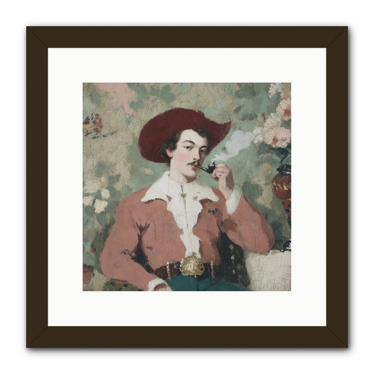 The Compendium of Unspoken Regrets -- Framed Print - Black 12x12