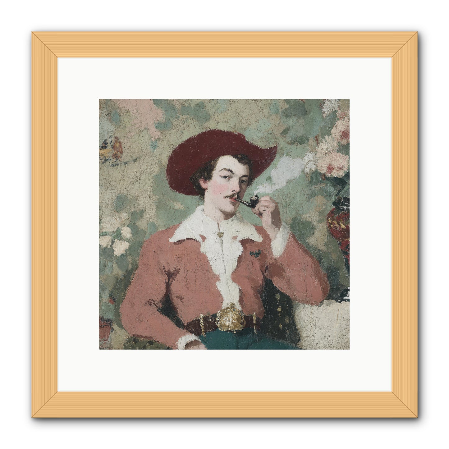 The Compendium of Unspoken Regrets -- Framed Print - Natural 12x12