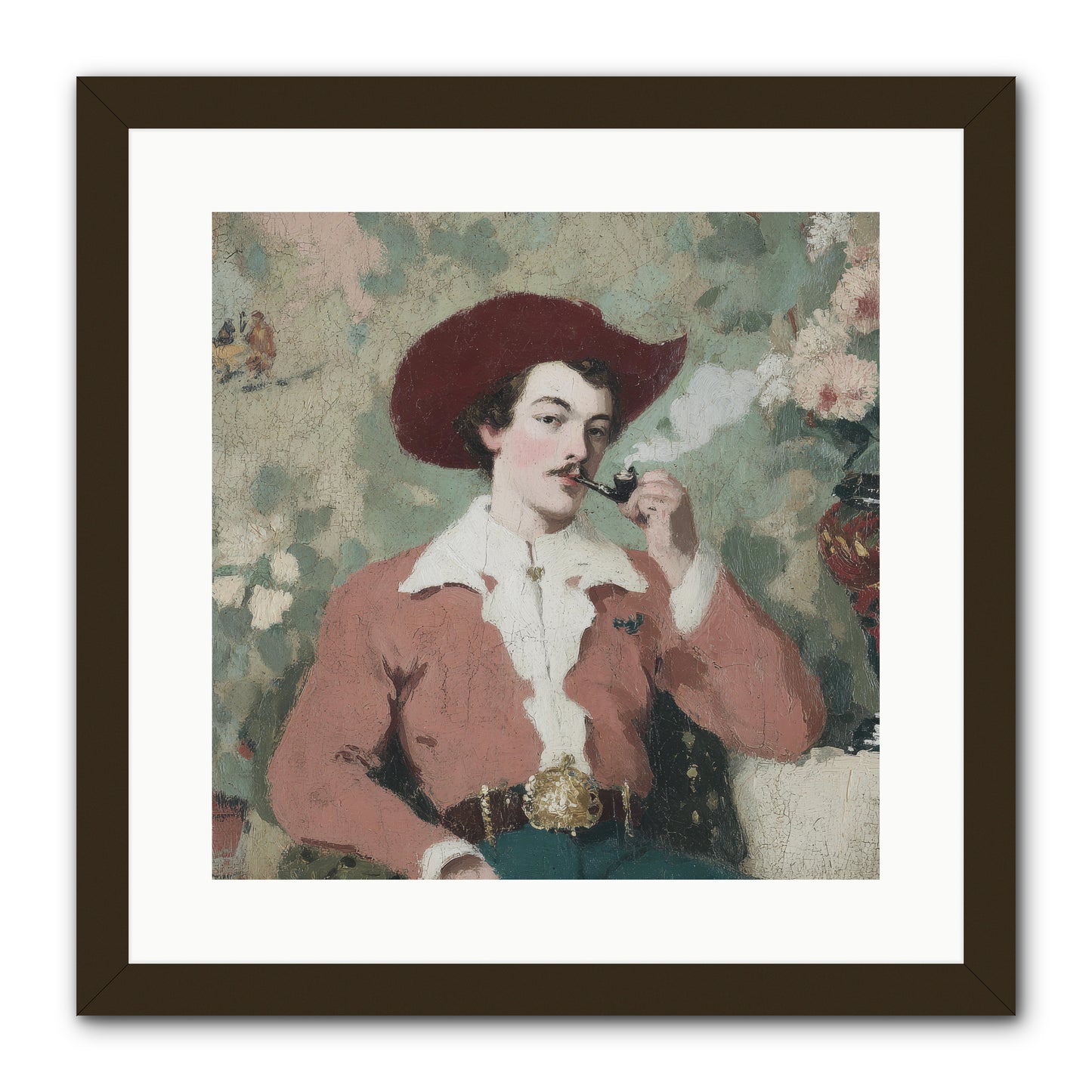 The Compendium of Unspoken Regrets -- Framed Print - Black 16x16