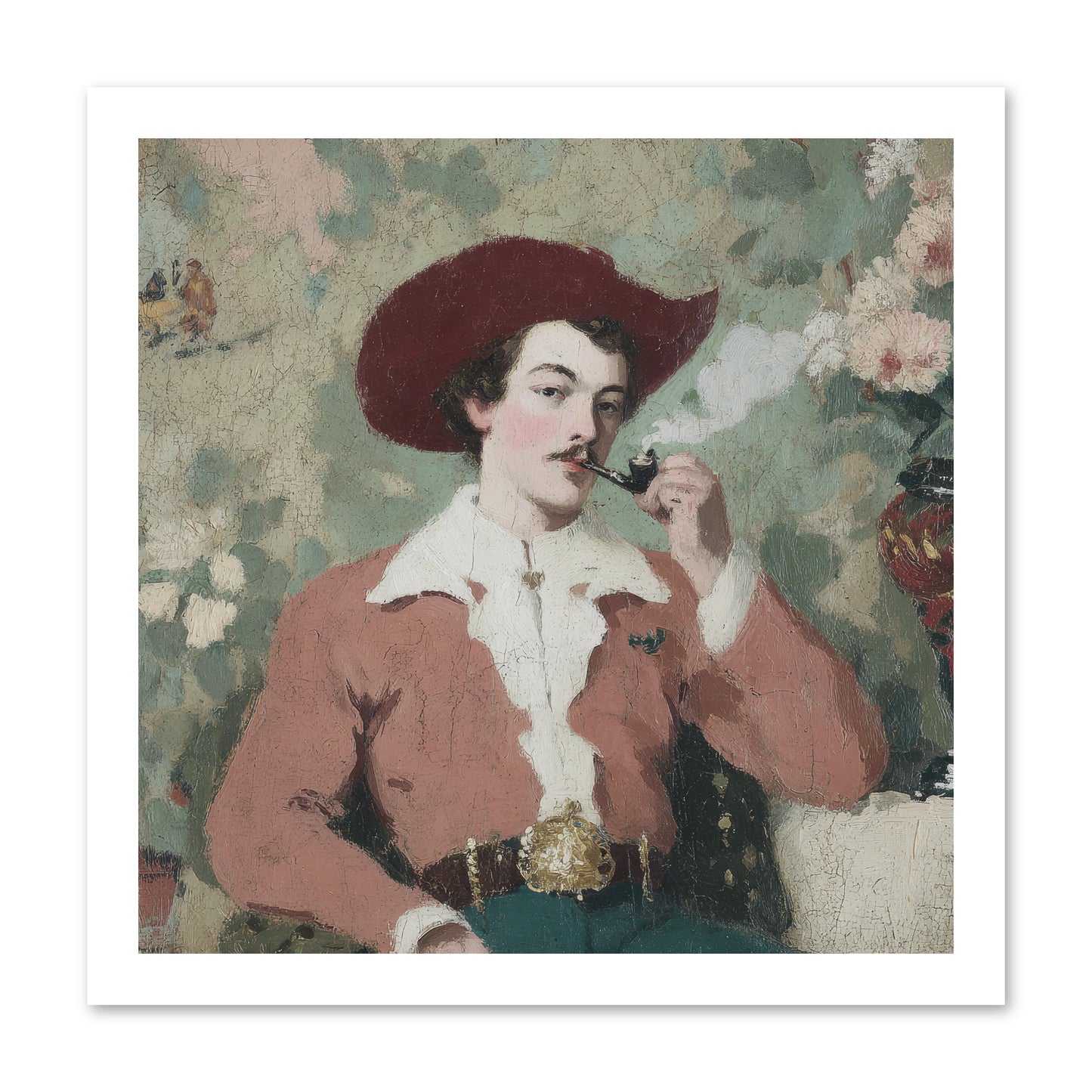 The Compendium of Unspoken Regrets -- Loose Canvas Print 16x16