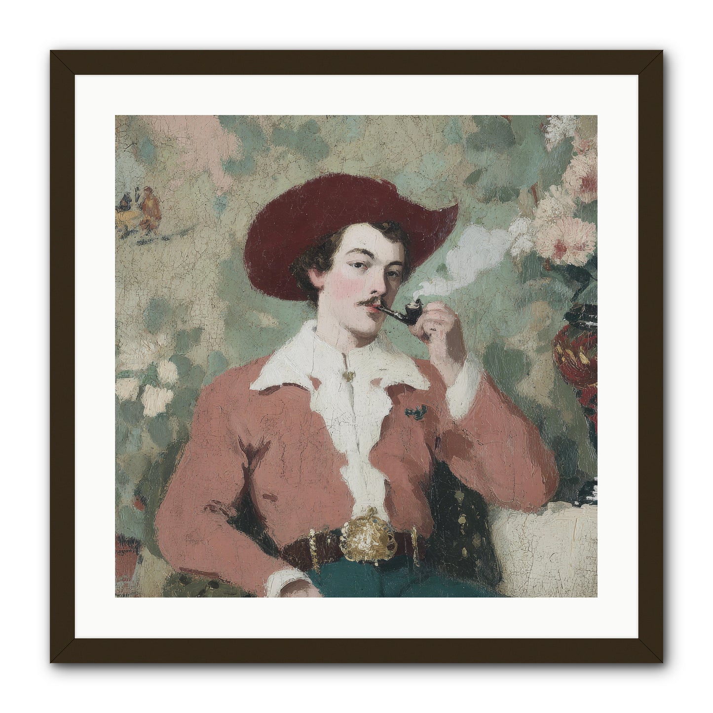 The Compendium of Unspoken Regrets -- Framed Print - Black 24x24