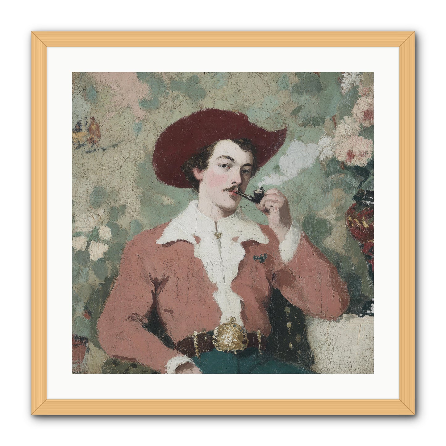 The Compendium of Unspoken Regrets -- Framed Print - Natural 24x24