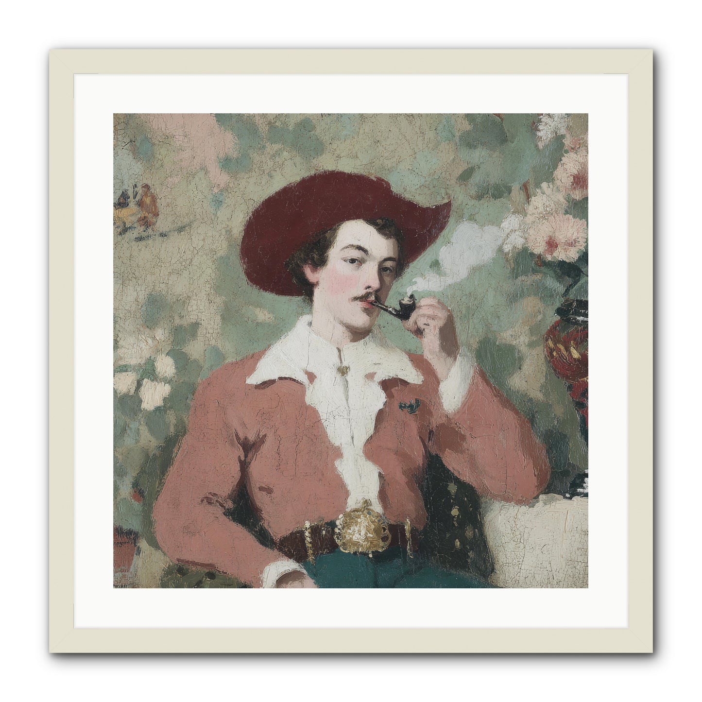 The Compendium of Unspoken Regrets -- Framed Print - White 24x24