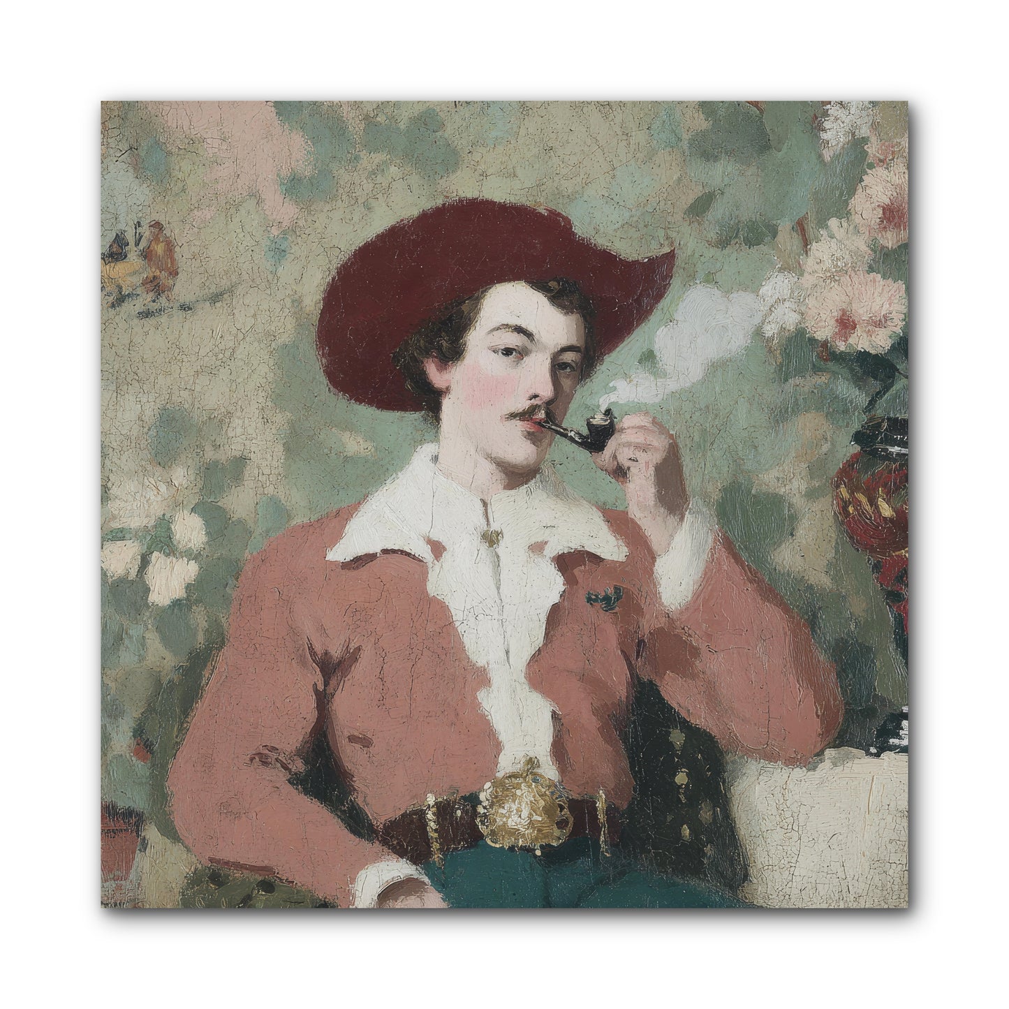 The Compendium of Unspoken Regrets -- Wrapped Canvas 10x10