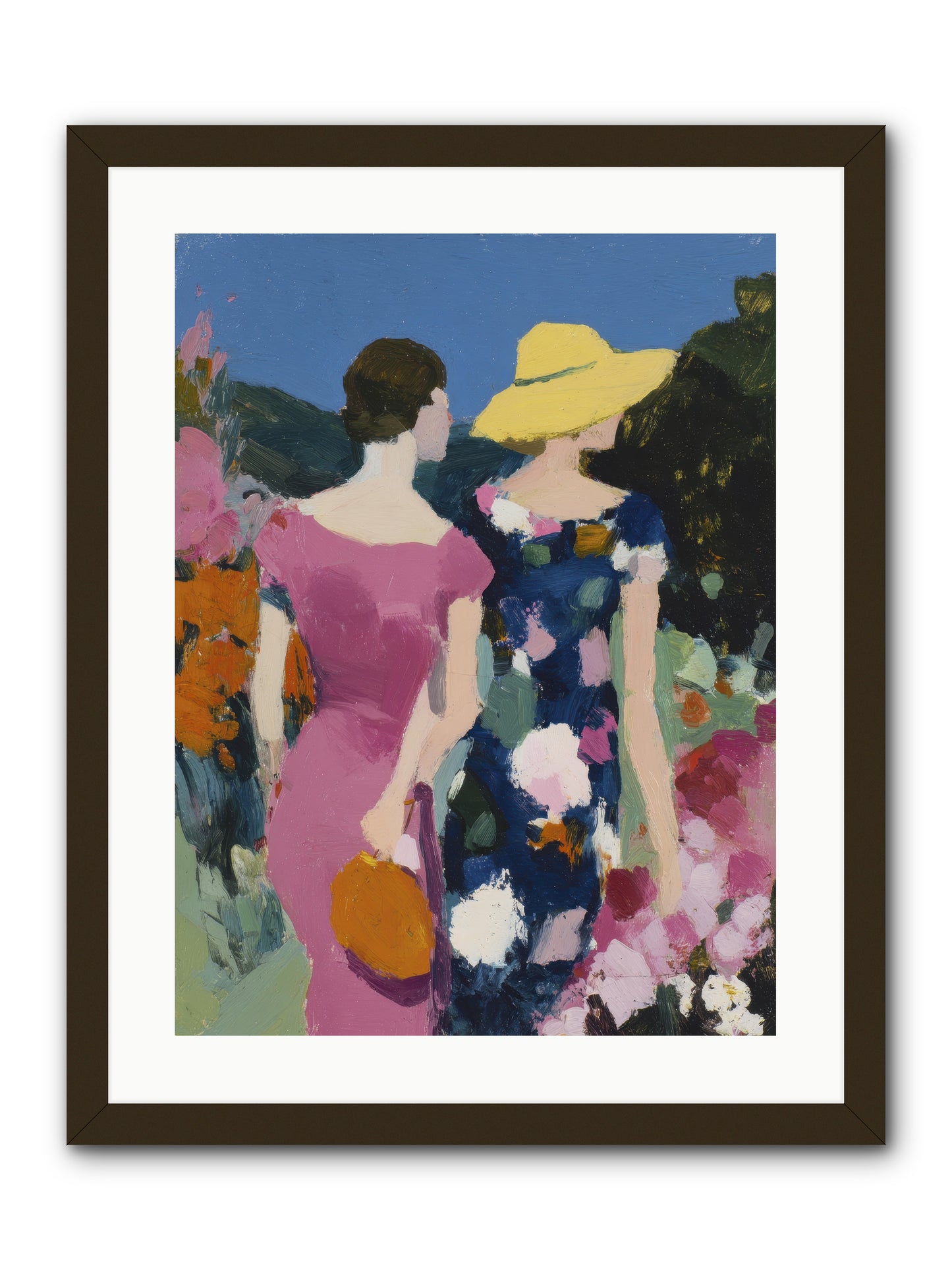 The Conversation -- Framed Print - Black 18x24