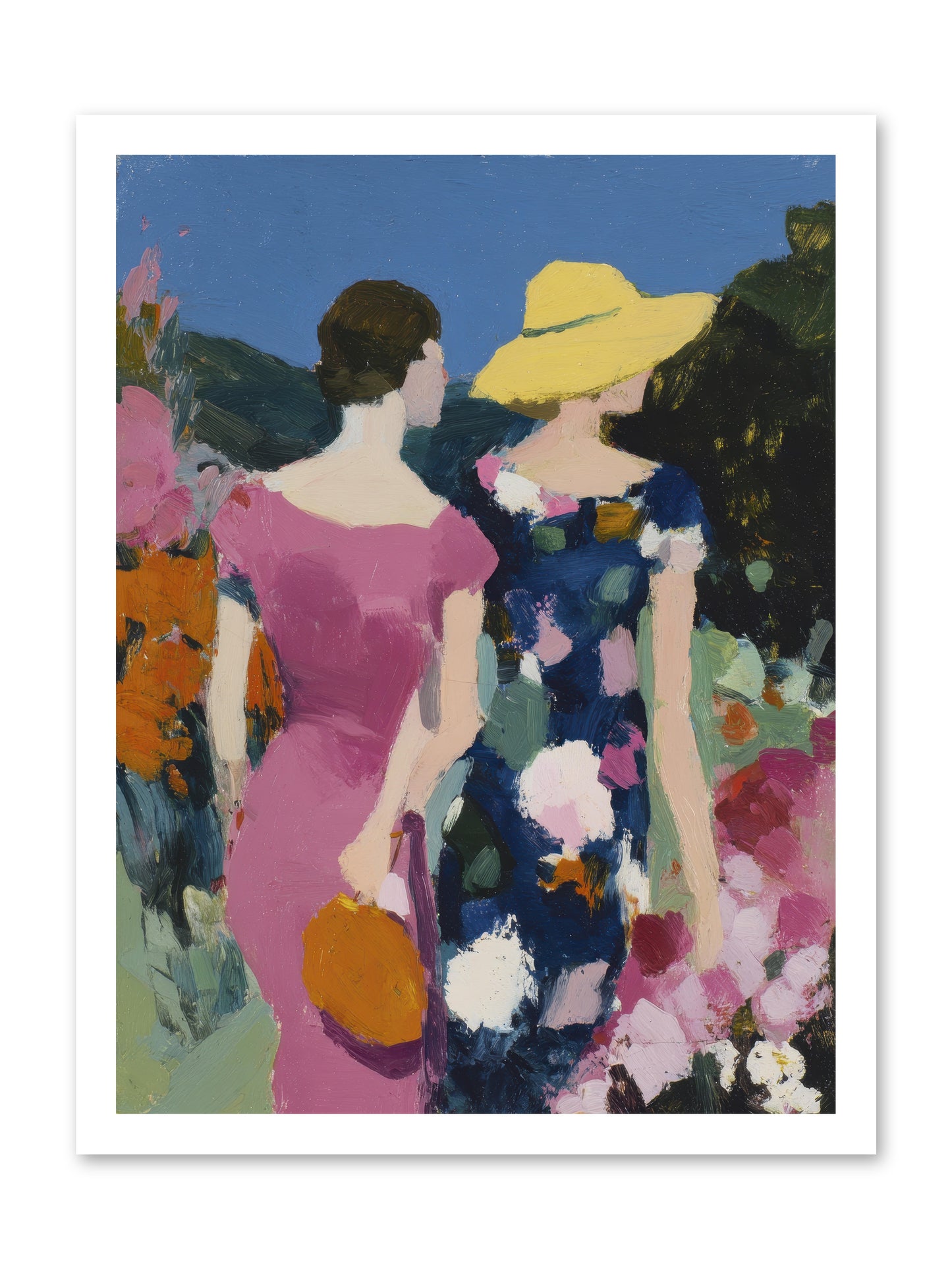 The Conversation -- Paper Print 18x24