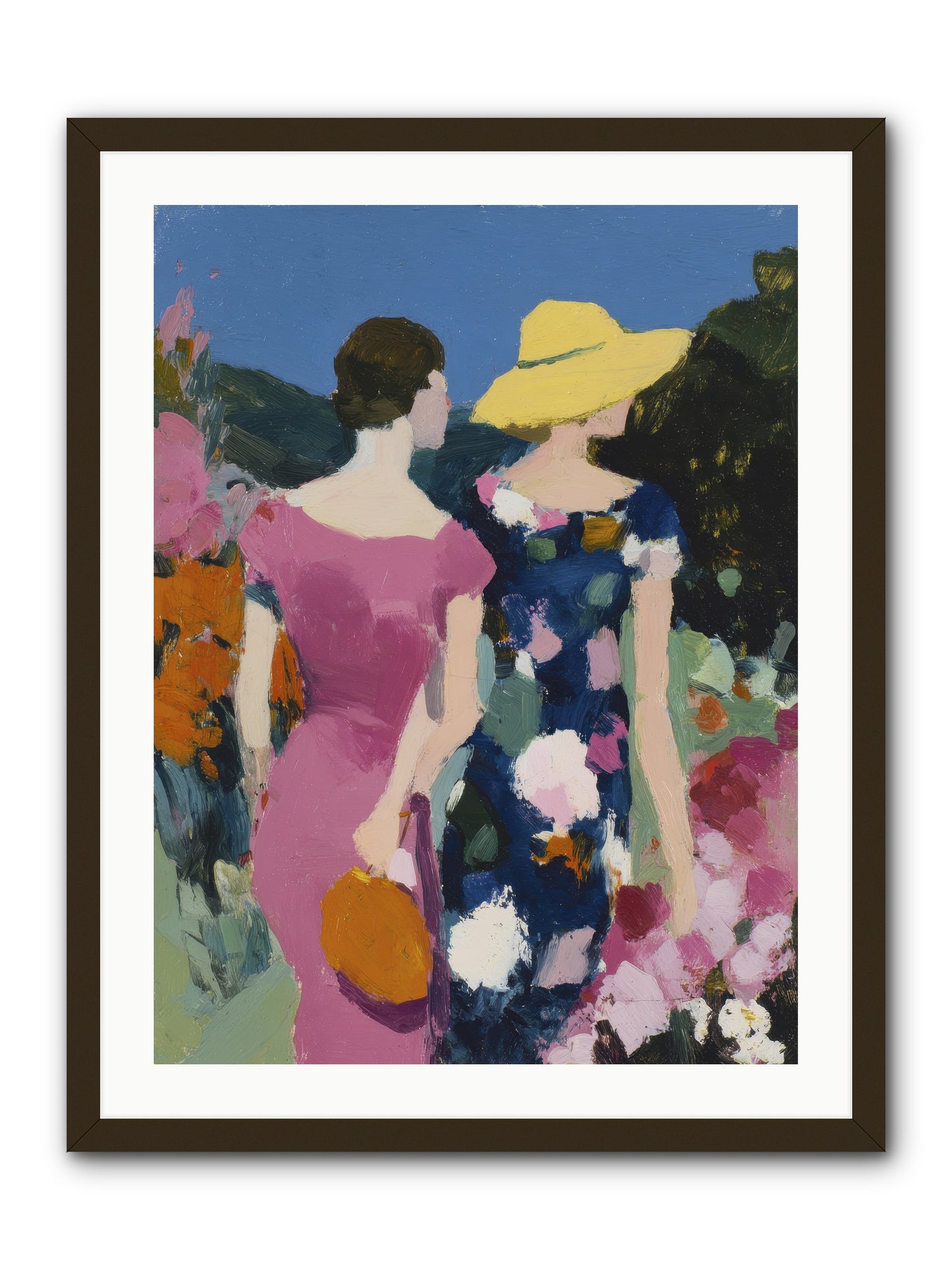 The Conversation -- Framed Print - Black 24x32