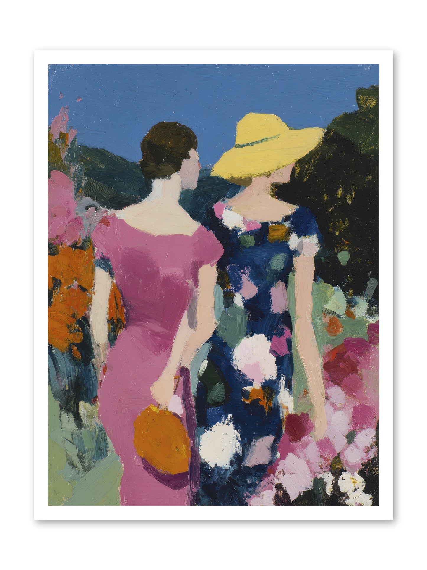 The Conversation -- Loose Canvas Print 24x32