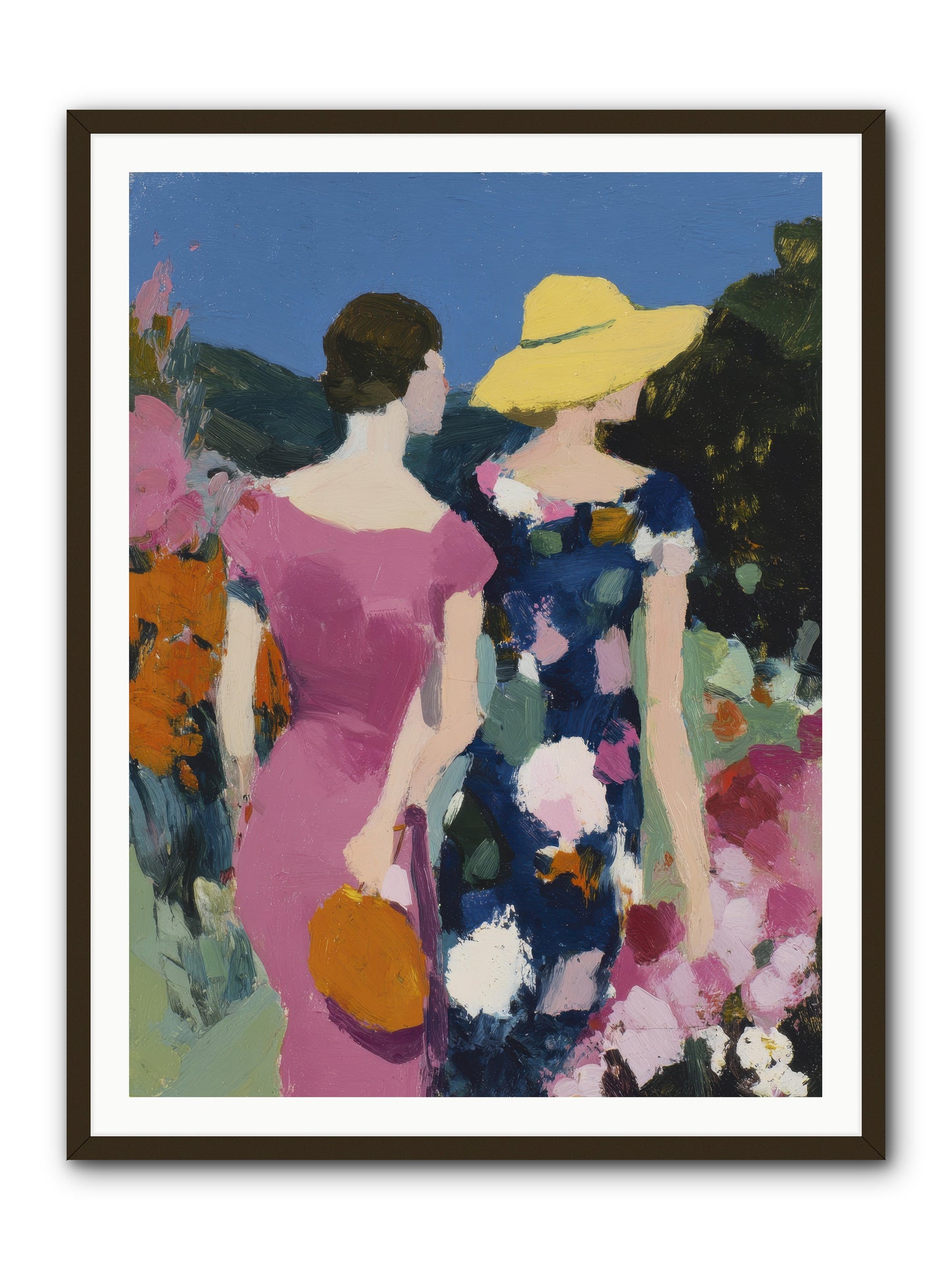 The Conversation -- Framed Print - Black 36x48