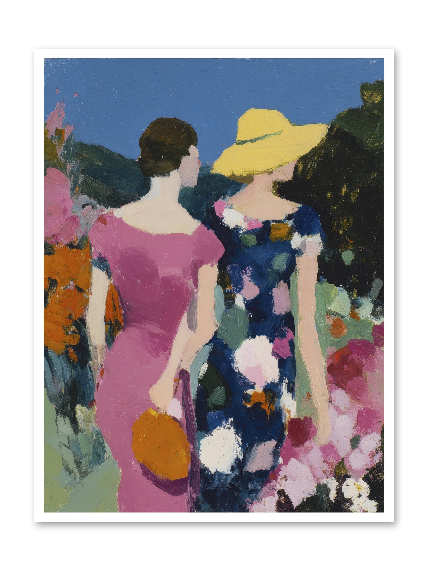The Conversation -- Loose Canvas Print 36x48