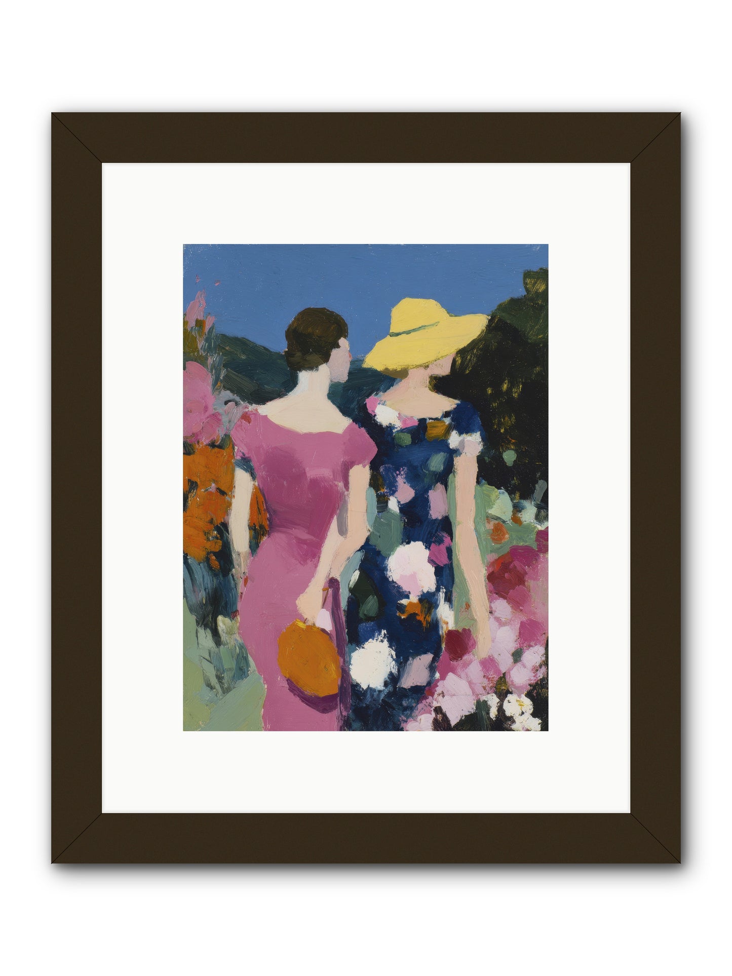 The Conversation -- Framed Print - Black 9x12