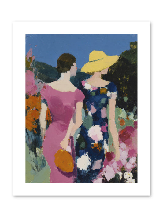 The Conversation -- Paper Print 9x12