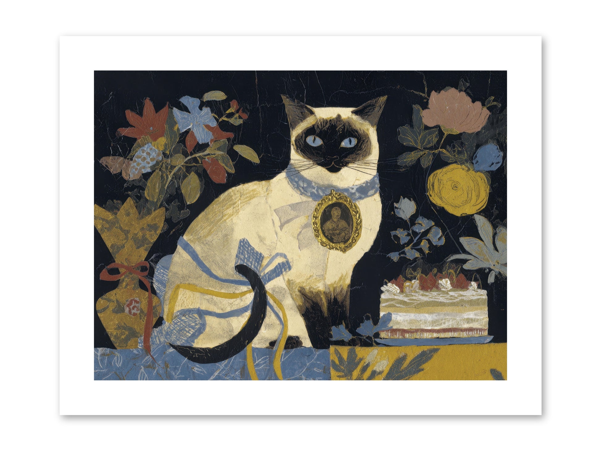 The Corsage Arrangement -- Paper Print 12x9