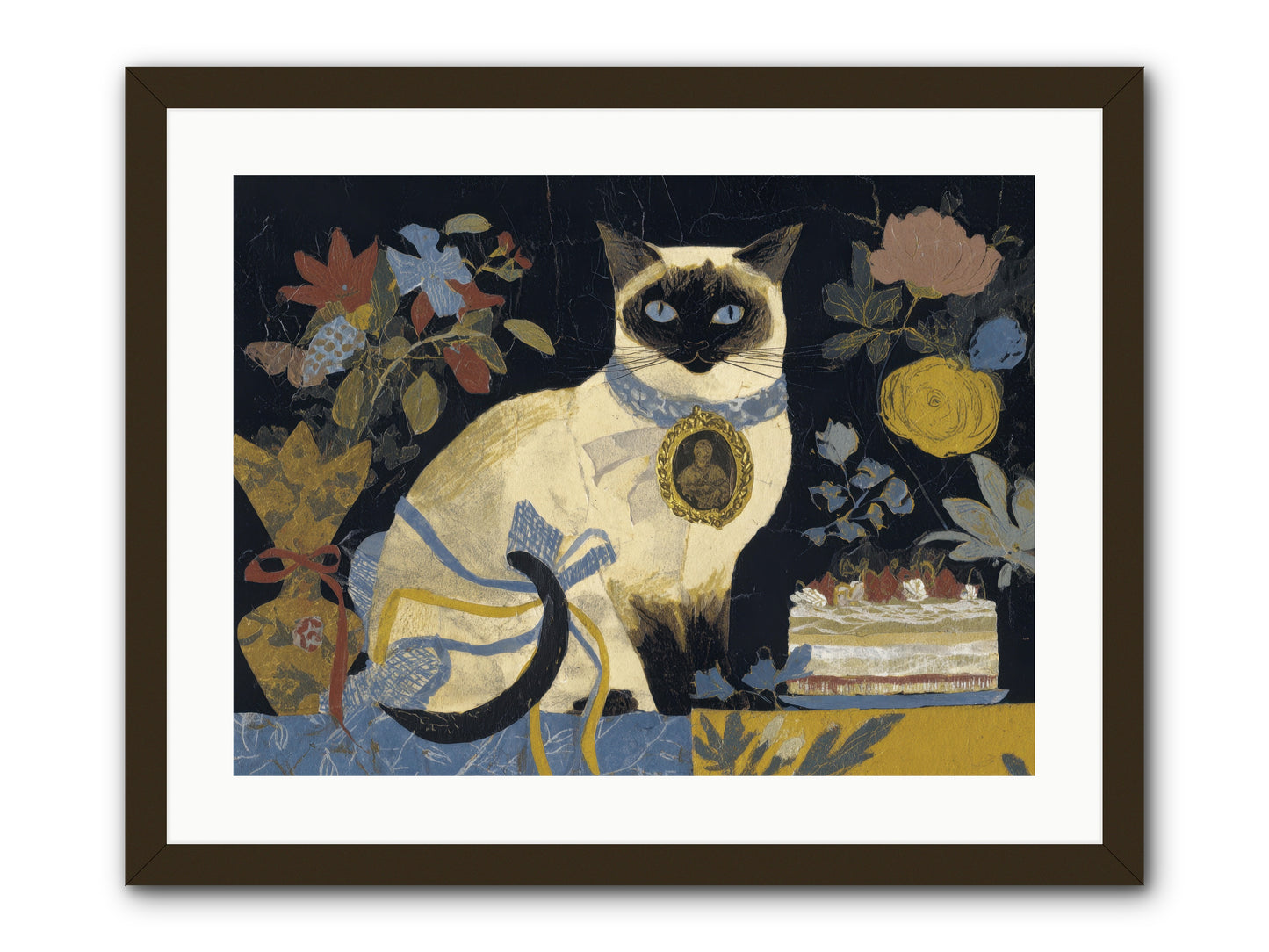 The Corsage Arrangement -- Framed Print - Black 24x18