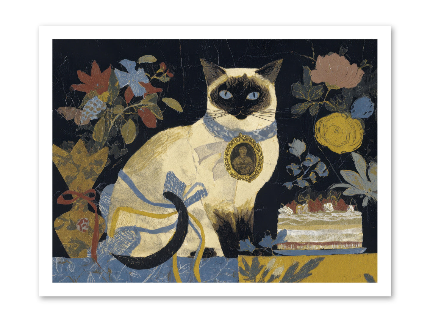 The Corsage Arrangement -- Loose Canvas Print 24x18