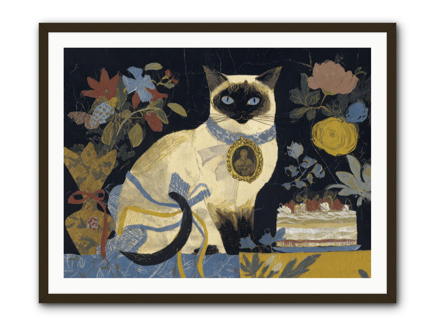 The Corsage Arrangement -- Framed Print - Black 40x30