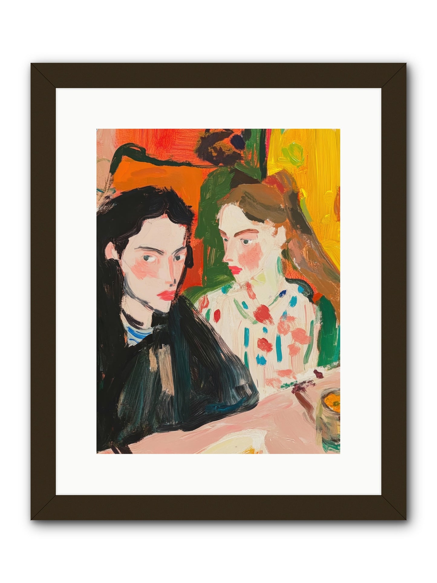 The Côte Imagined -- Framed Print - Black 12x16