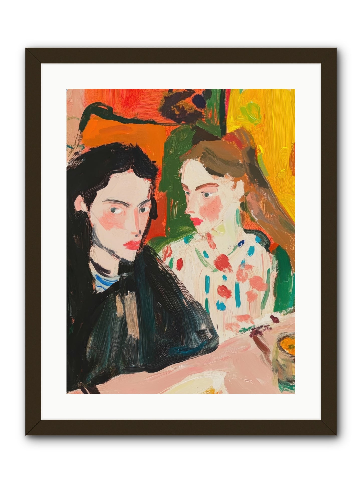The Côte Imagined -- Framed Print - Black 18x24