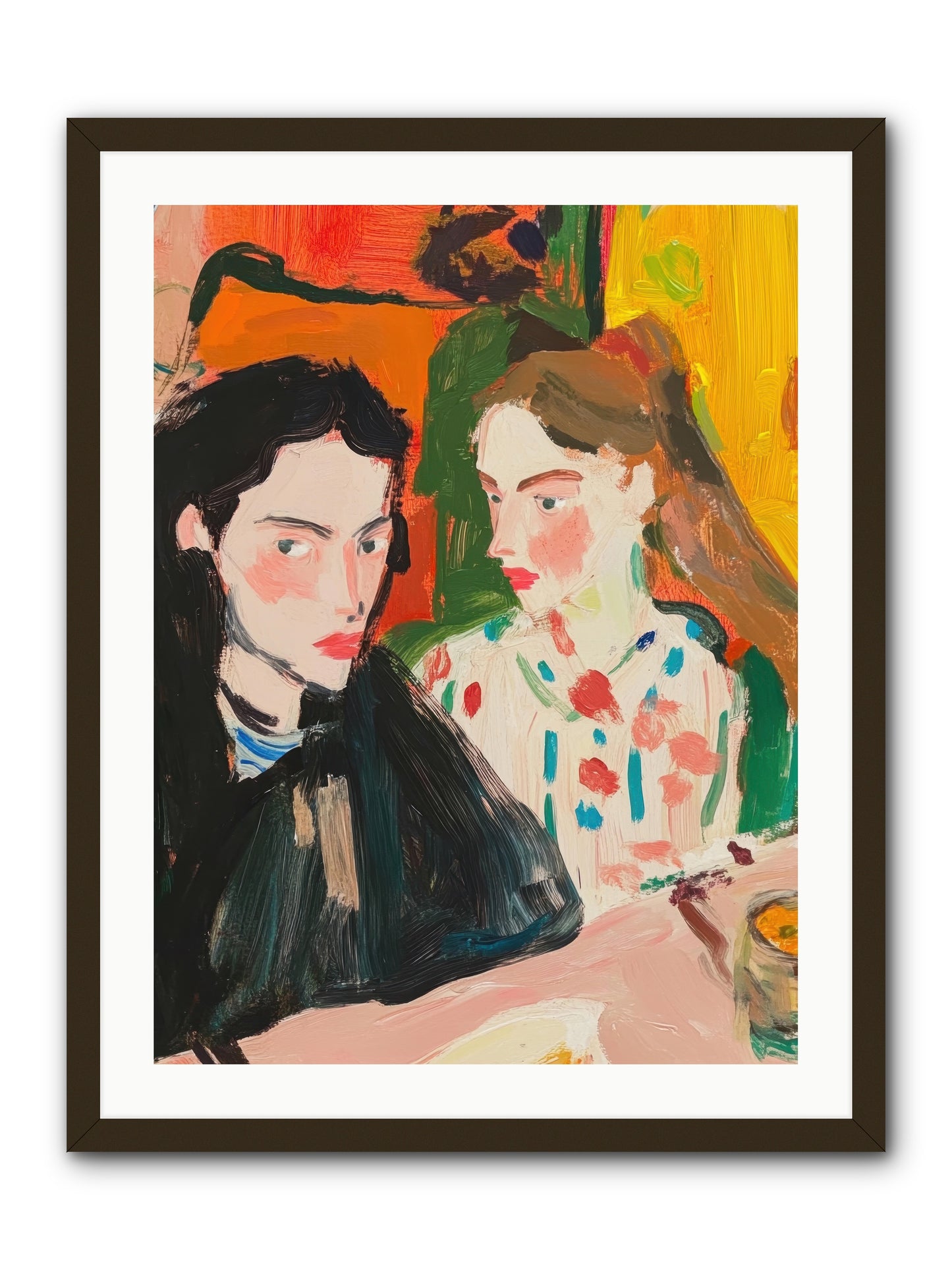 The Côte Imagined -- Framed Print - Black 24x32