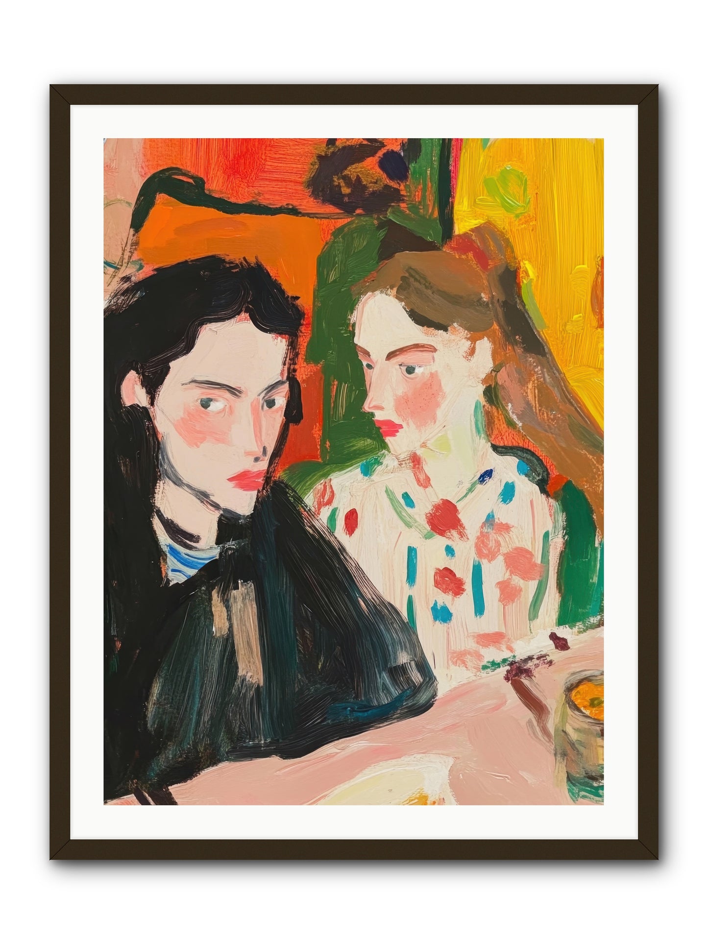 The Côte Imagined -- Framed Print - Black 30x40