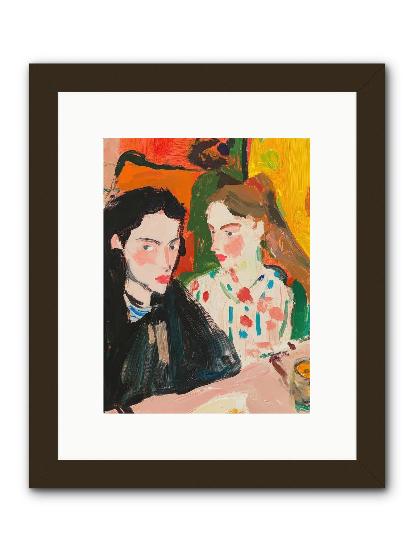 The Côte Imagined -- Framed Print - Black 9x12