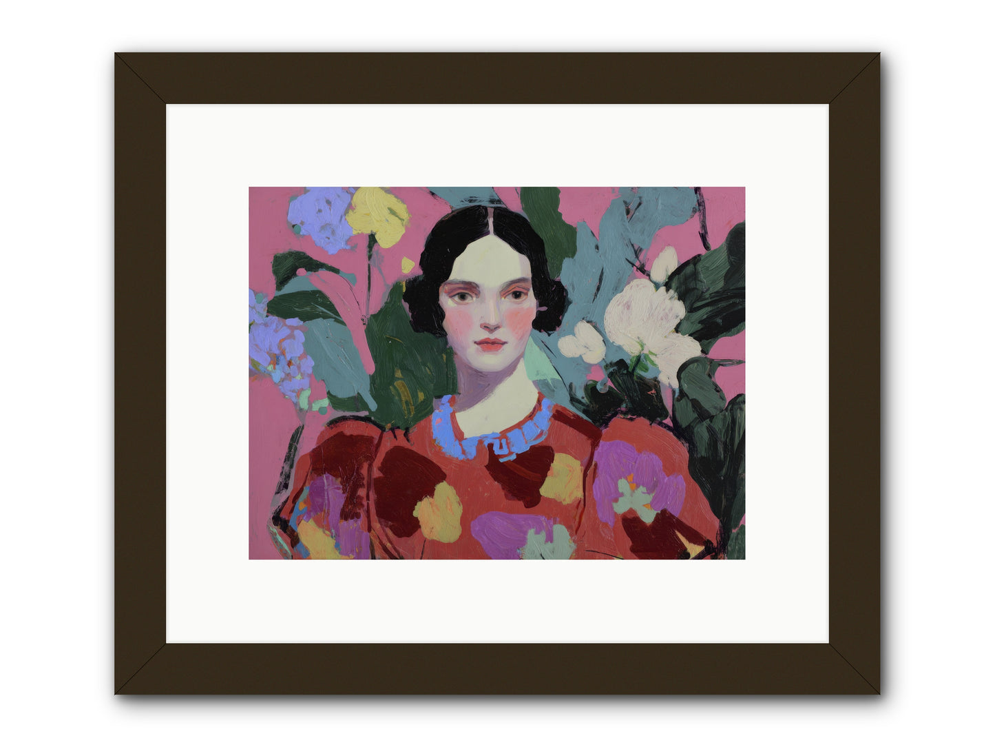 The Counsel of Night Birds -- Framed Print - Black 12x9
