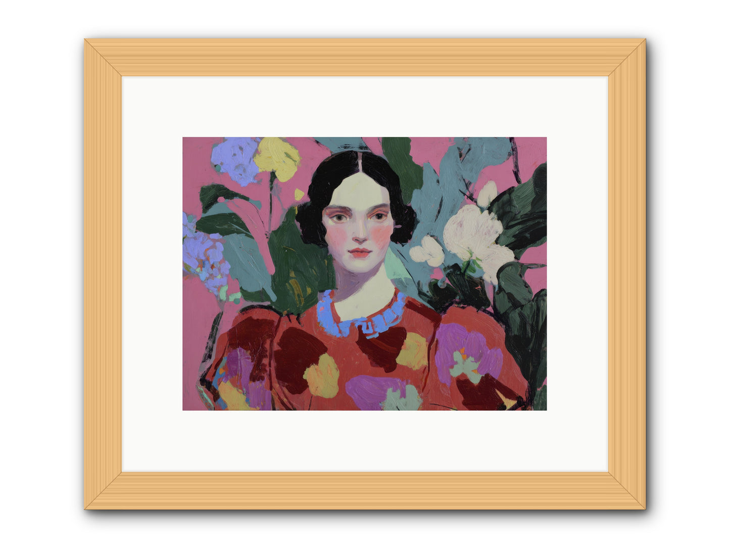 The Counsel of Night Birds -- Framed Print - Natural 12x9