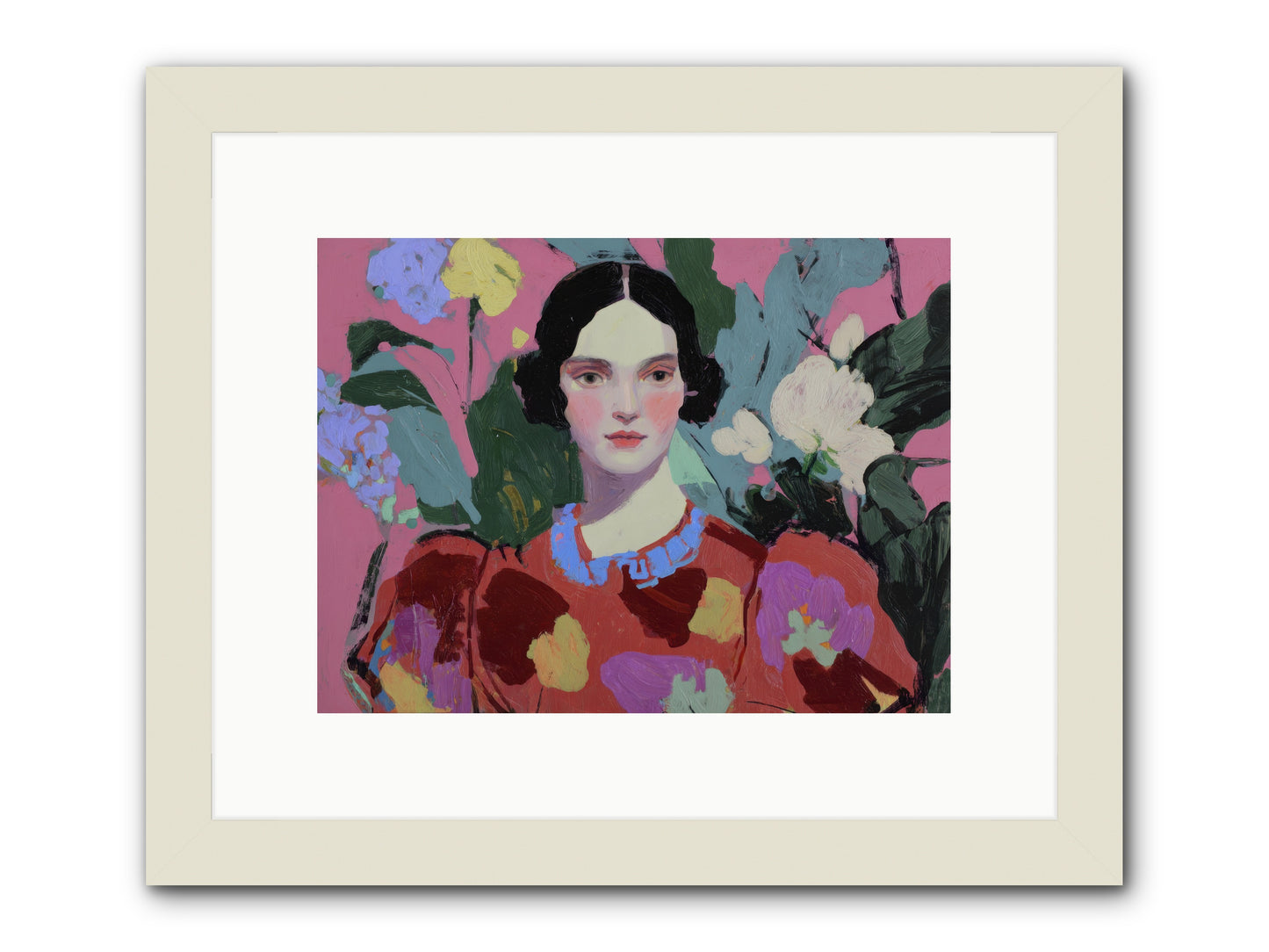 The Counsel of Night Birds -- Framed Print - White 12x9