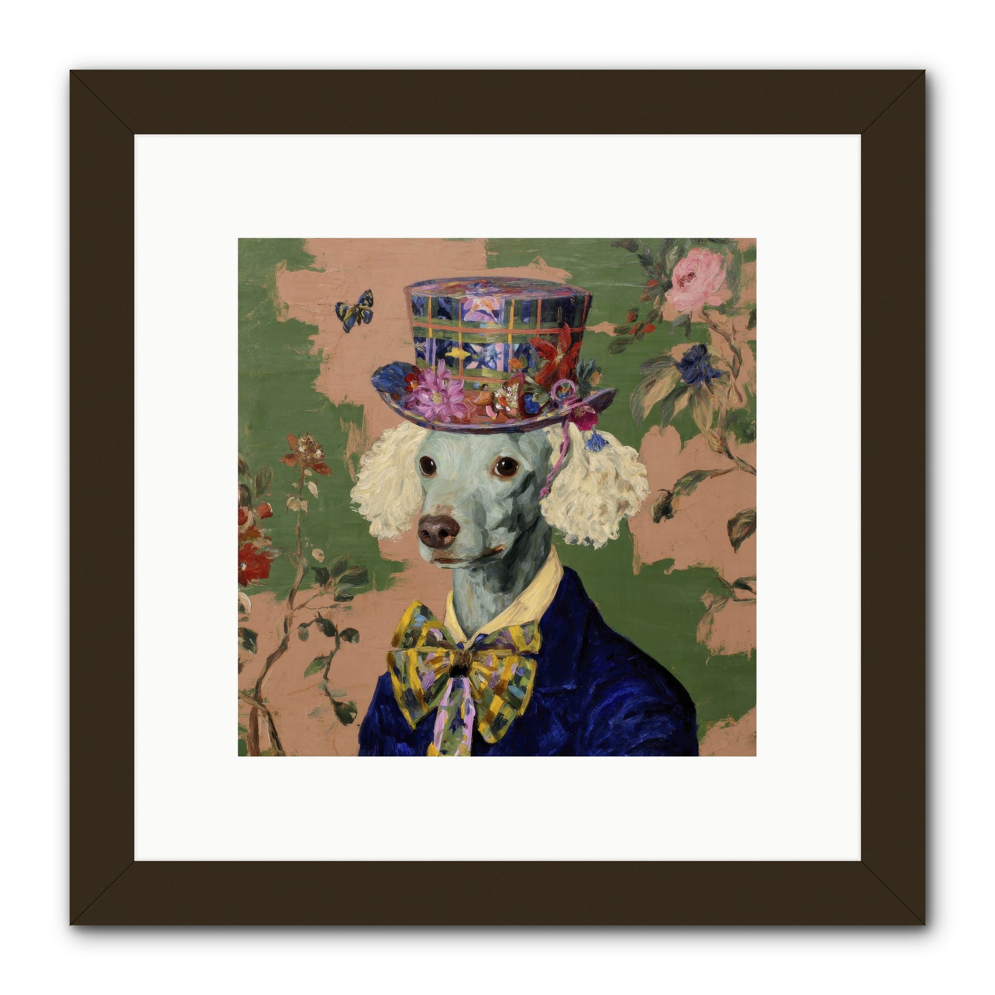 The Country Estate -- Framed Print - Black 10x10